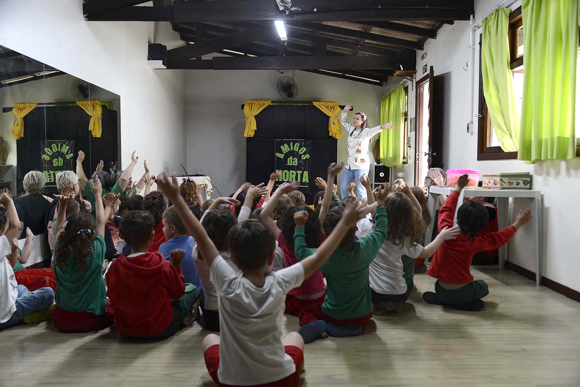Um espetáculo para incentivar a alimentação saudável